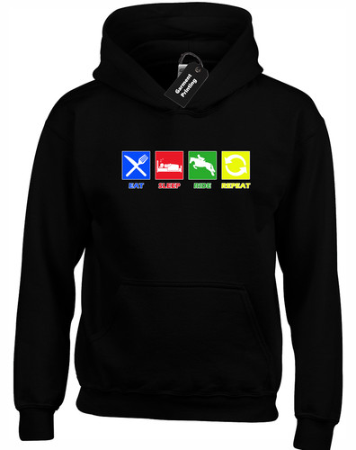 Eat sleep ride hoody - eat,