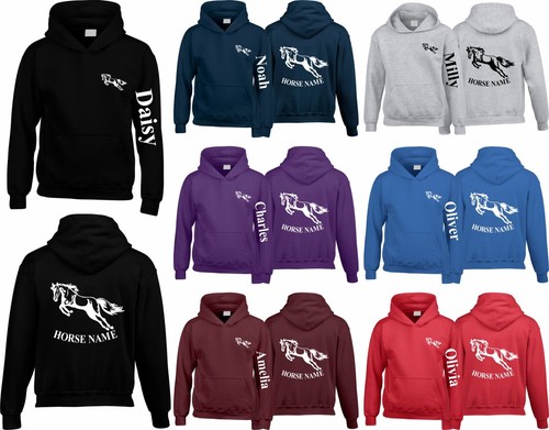 Personalised horse hoodie - horse,