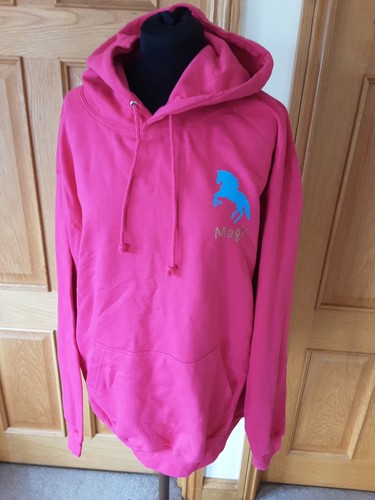 Ladies hoody pink please - ladies, "