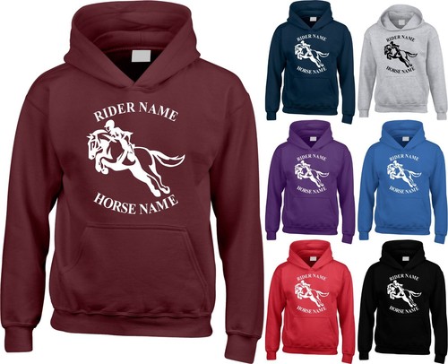 Personalised hoodie horse - hoodie,