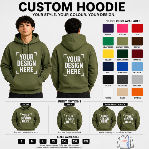 Personalised hoodie custom - hoodie,
