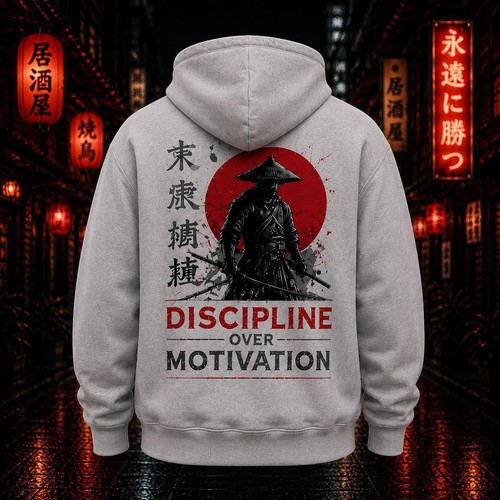 Mens samurai graphic hoodie - mens,