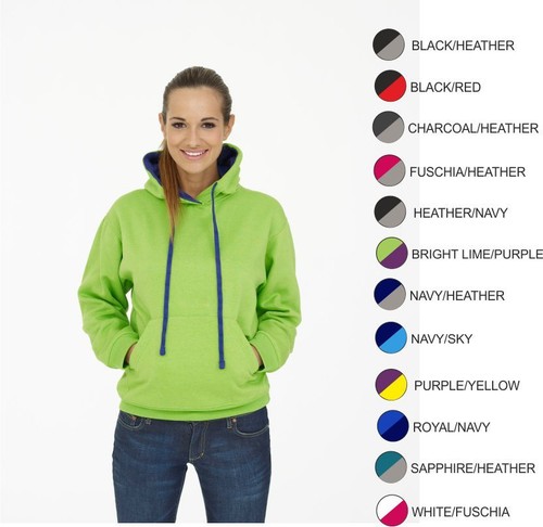 Contrast workwear hooded top - workwear,