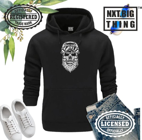 Bearded skull hoodie bike - bearded,