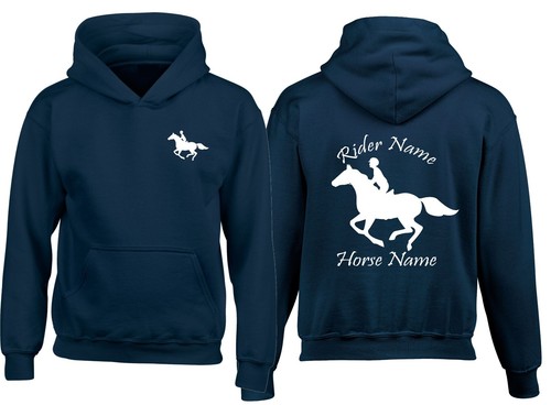 Personalised horse hoodie - personalised,