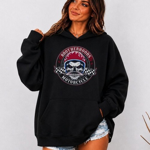 Biker club hoodie born - club, to